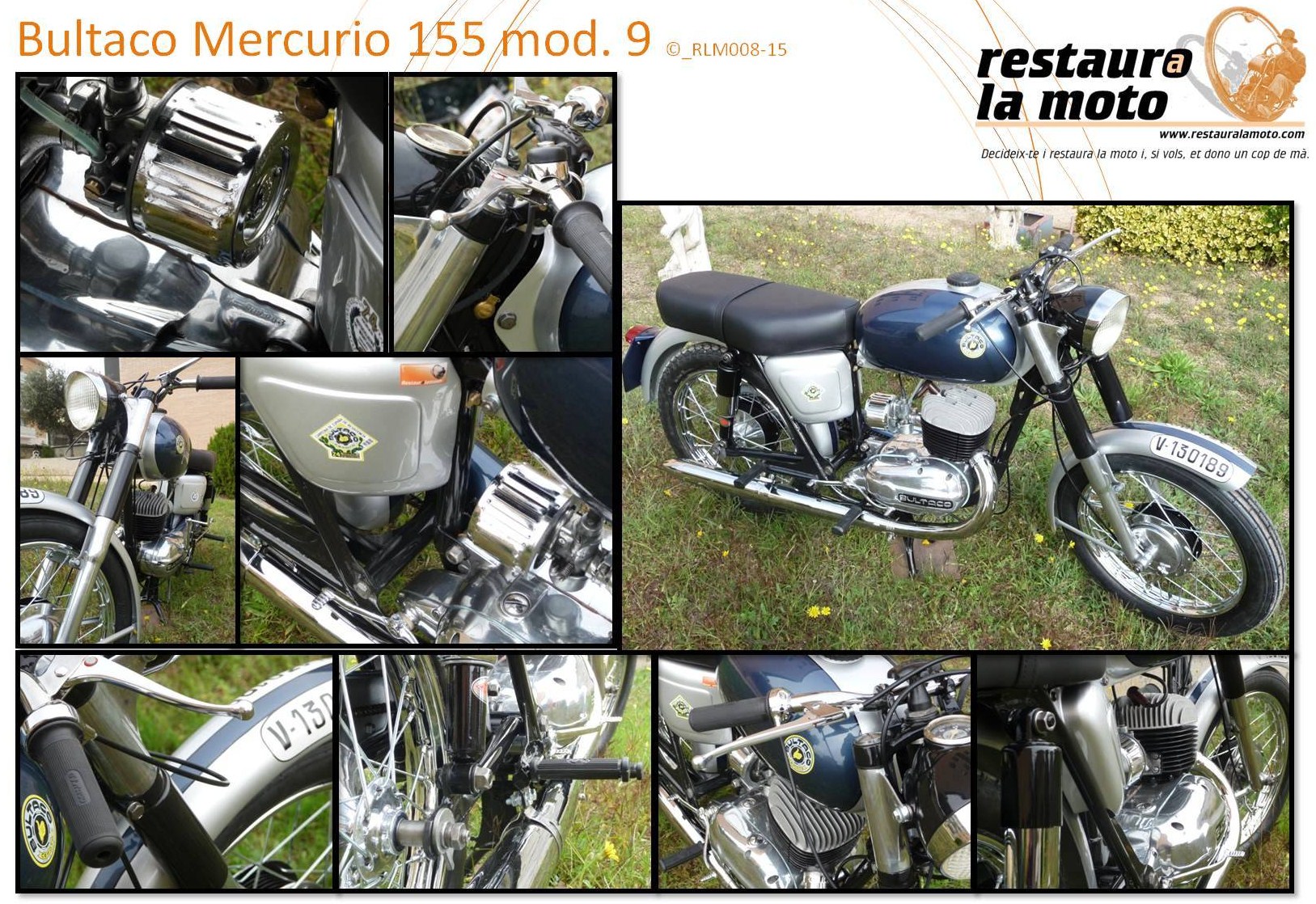 Restaura la moto Bultaco Mercurio mod 9